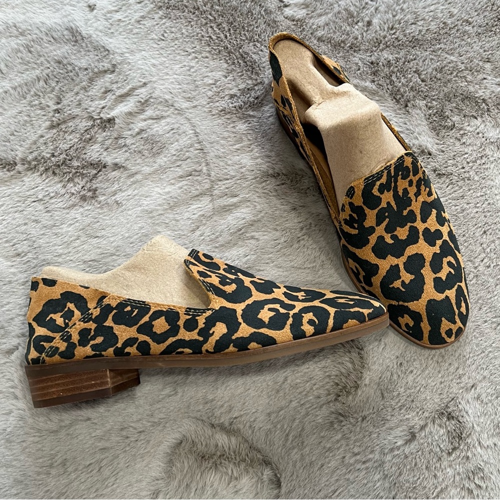 Lucky Brand Women Cahill leopard‎ print flats size 7.5 - Picture 5 of 13